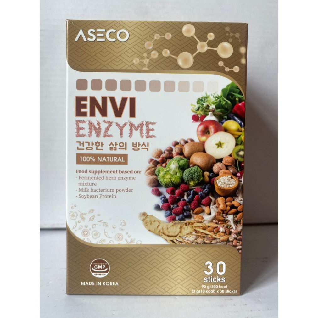 ENVI ENZYME Hàn Quốc Bổ Sung Enzyme Tự Nhiên - Nâng cao sức đề kháng cho cơ thể  (Hộp 30 Gói)