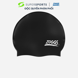 Mũ bơi unisex zoggs silicone cap-plain - 465024
