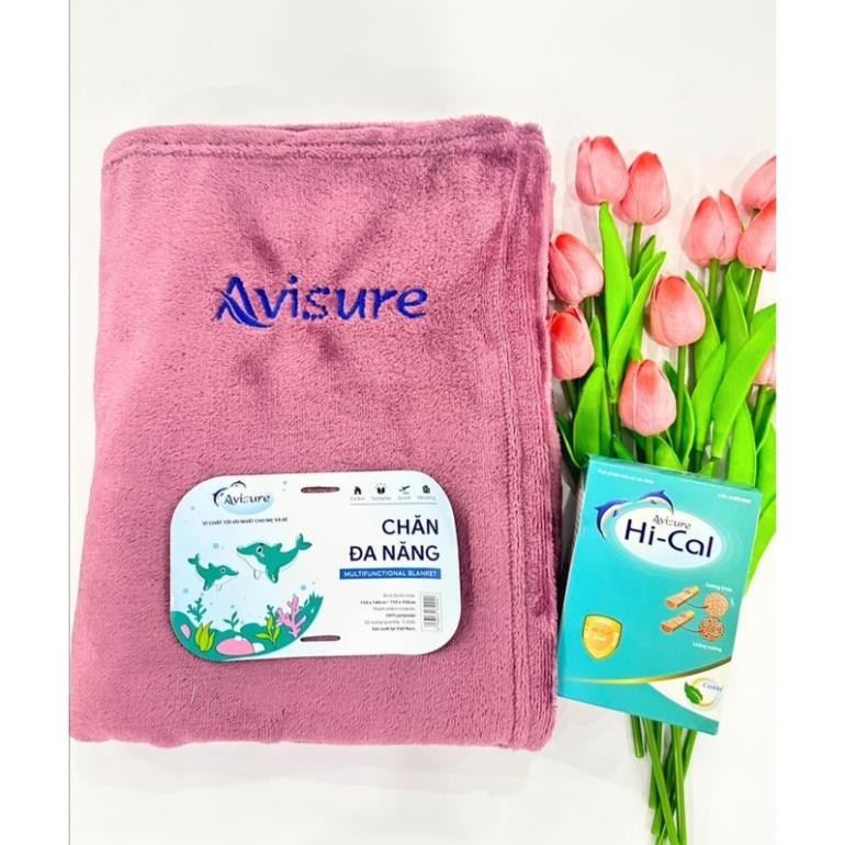 Chăn đa năng Avisure cho bé mềm mịn dùng làm khăn quấn bé , khăn tắm lau bé