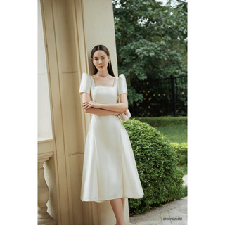 Đầm tafta tay bồng dáng xòe eva de eva 24sdke298b