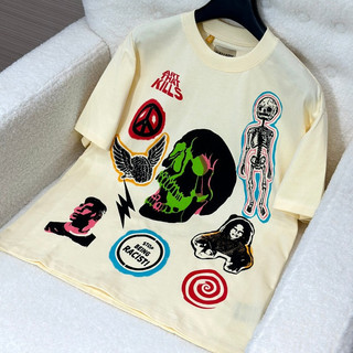 [ Hàng Chuẩn ] Áo phông T-shirt Saint Michael Be đầu lâu màu sắc LA on web
