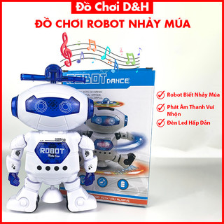 Robot nhảy múa xoay 360 độ có chong chóng xoay cao cấp vui nhộn