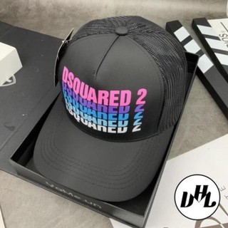 Mũ Lưỡi Trai Phối Lưới DSQUARED2 Khoá Nút Thời Trang Nam Nữ