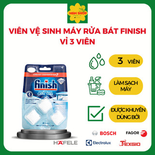 Vỉ 3 viên vệ sinh máy rửa chén bát/ dung dịch vệ sinh máy rửa chén bát 250ml chanh