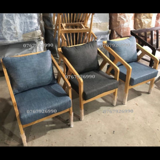 Ghế sofa đơn khung gỗ, ghế ngồi cà phê, ghế katana đơn - ghế katana đôi - bh 12 tháng
