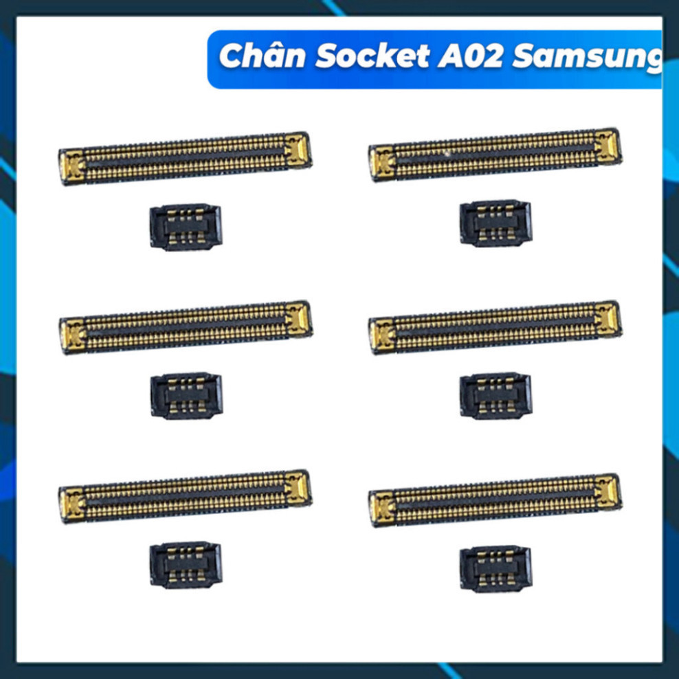 Chân socket trên main a02 samsung ,mới về