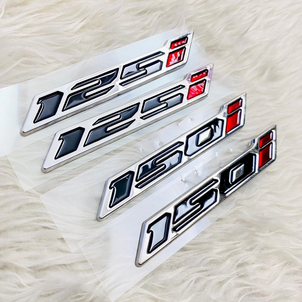 Tem decal số 125i & 150i cho các dòng xe click vario ab hàng cao cấp nhựa cứng siêu bóng