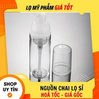 Chai lọ xịt tạo bọt ❤ chai lọ xịt giọt tạo bọt 50ml,30ml đựng sữa rửa mặt, phụ kiện du lịch