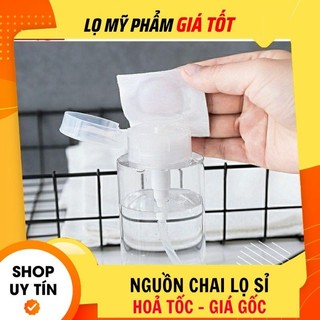 Chai lọ chiết nước tẩy trang ❤ chai lọ chiết mỹ phẩm toner có nút nhấn tiện lợi 120ml,150ml,200ml