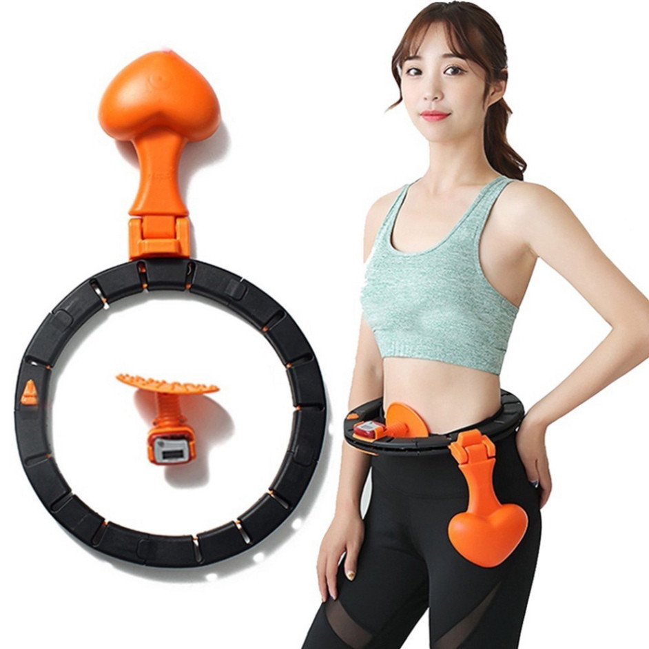 Vòng Lắc Eo HULA Đa Năng Có Đồng Hồ Đo - Vòng Lắc Eo Massage Giảm Mỡ Tự Động Thông Minh Tại Nhà