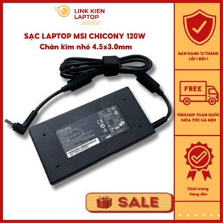 Sạc MSI Gaming CHICONY 19.5V - 6.15A - 120W - Sạc Msi Zin Hãng Bảo Hành 24 Tháng Lỗi 1 Đổi 1