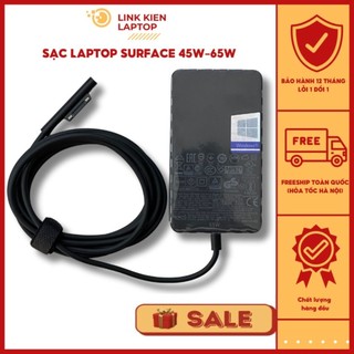 Sạc laptop Zin Surface Pro 3 4 5 6 7 8 65w 15v 4a Surface Book Surface LapTop 1 2 3 BH 1 đổi 1