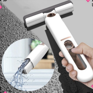 Cây Lau Đa Năng Tự Vắt Thông Minh - Chổi Lau Kính Tự Vắt Nhỏ Gọn Thông Minh Thấm Hút Tốt