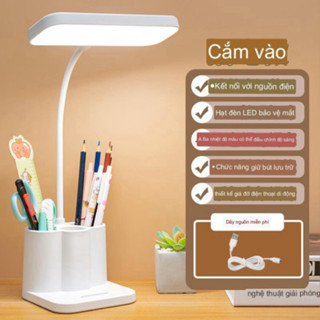 Đèn Học Chống Cận Tích Điện Có Nút Cảm Ứng - Đèn Đọc Sách 3 Chế Độ Ánh Sáng Bảo Vệ Mắt