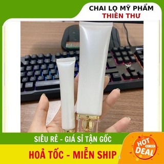 Tuýp chiết mỹ phẩm ❣️ tuýp nhựa hột xoàn eo 20ml,100ml chiết mỹ phẩm .