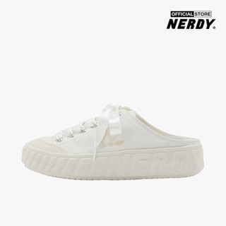 NERDY - Giày mules unisex đế bệt thắt dây Ballerina PNES24SH02-03