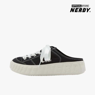 NERDY - Giày mules unisex đế bệt thắt dây Ballerina PNES24SH02-01