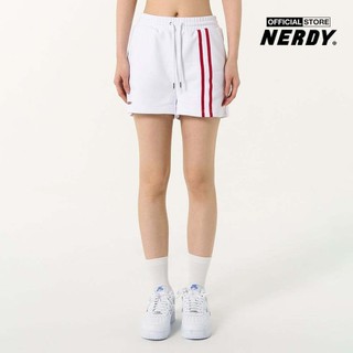 NERDY - Quần shorts ngắn nữ lưng thun Vertical Line PNEU24HP08-00