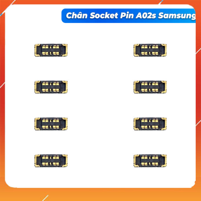Chân socket pin trên main A02s, A03s, A03 samsung ,mới về