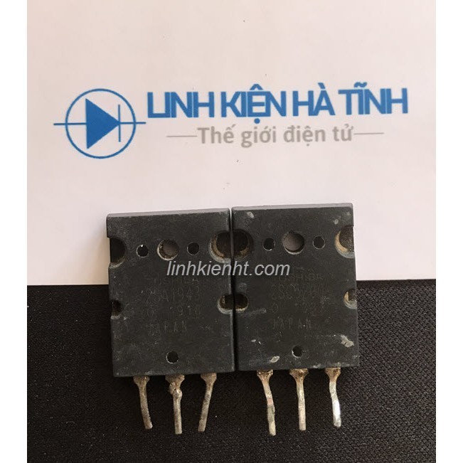 Cặp Sò công suất Toshiba 2SA1943 / 2SC5200 A1943 / C5200 1943 5200 CHÍNH HÃNG THÁO MÁY (CHÂN 1-1.5CM