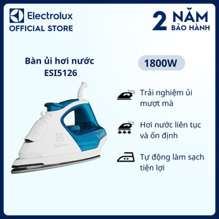 Bàn ủi hơi nước Electrolux ESI5126 - ủi phẳng và đều mọi nếp nhăn