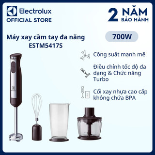 Máy xay cầm tay đa năng Electrolux - ESTM5417S - lưỡi dao bằng thép không gỉ