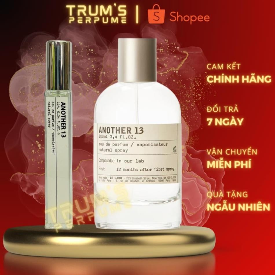 [Chính Hãng] Nước hoa dùng thử Le Labo Another 13 10ml . .