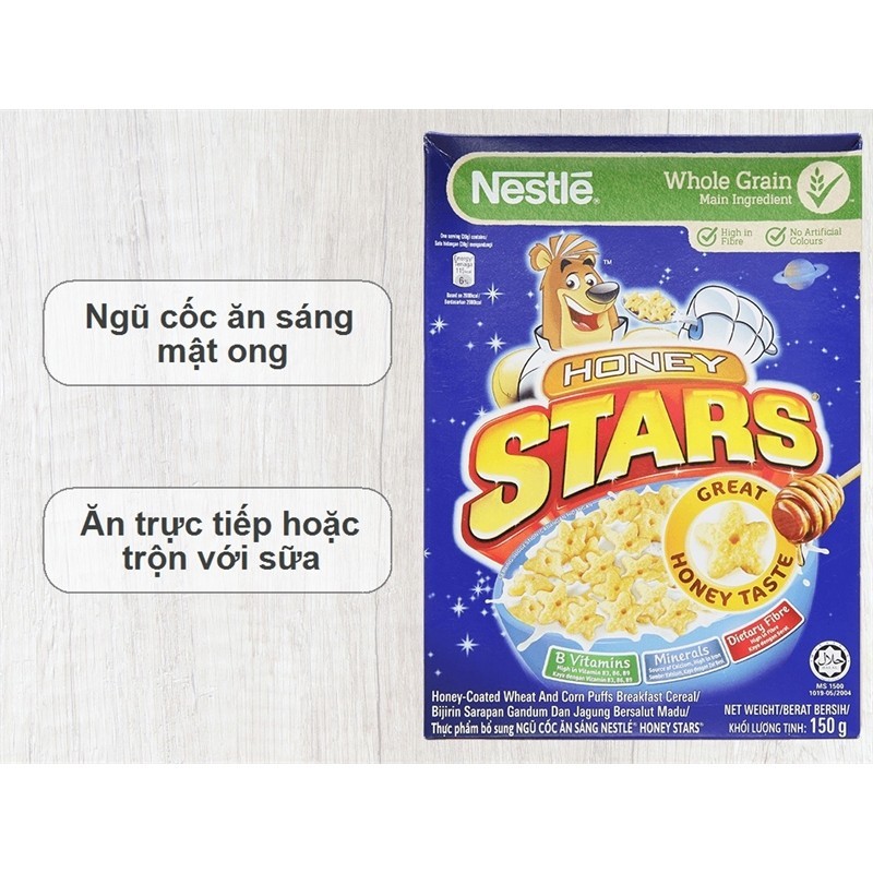 (100% Ảnh Thật ) 👉 Bánh ăn sáng Honey Star Nestle - Malaysia 👉 150g