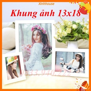 Khung Ảnh 13x18 để bàn kèm in ảnh trang trí tiệc cưới, bàn làm việc giá rẻ.