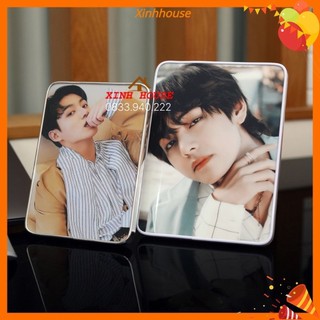 In ảnh gỗ BTS 15x21 cm để bàn Khung ảnh BTS album BTS theo yêu cầu