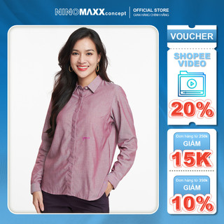 N&m áo sơ mi nữ linen tay dài thời trang 1905125