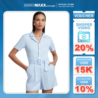 N&m set jumpsuit linen nữ 2104071