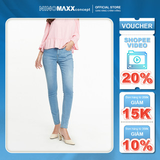 N&m quần jean basic nữ dài cotton 2203048