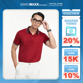 Áo polo nam premium cotton golf hút ẩm n&m thương hiệu ninomaxx 2104031