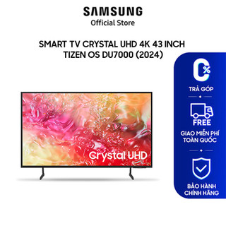 Smart tivi samsung crystal uhd du7000 4k tizen os