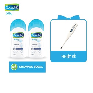 Combo 2 dầu gội cho bé Cetaphil BABY SHAMPOO 200ML/chai
