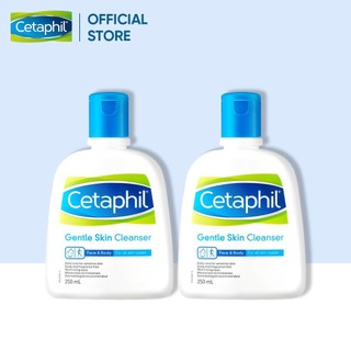 Combo 2 Sữa rửa mặt làm sạch dịu nhẹ không xà phòng Cetaphil Gentle Skin Cleanser 250ml/chai
