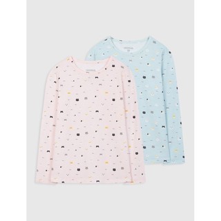 Combo áo mặc nhà bé gái CANIFA chất cotton co giãn 1IS19W001