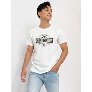 Áo phông nam drytech in to canifa áo phông chất liệu cotton usa 8ts21w012