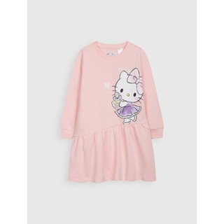 Váy bé gái CANIFA chất nỉ in hình Hello Kitty - 1DS20W020