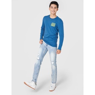 Áo phông nam CANIFA dài tay 100% cotton in hình Marvel - 8TL20W006