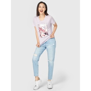 Quần jeans nữ dáng momfit canifa - 6bj21c001