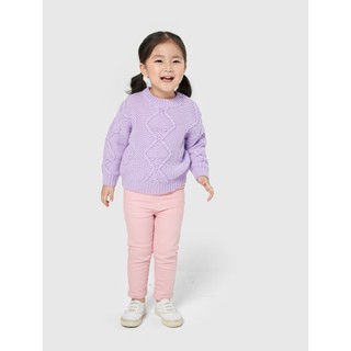 Áo len bé gái CANIFA dệt nổi - 1TE20W021