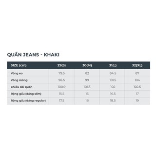 Quần khaki nam CANIFA 8BK21A003