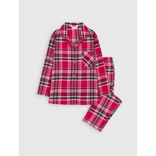 Bộ pyjama bé gái CANIFA họa tiết kẻ - 1LS20W013