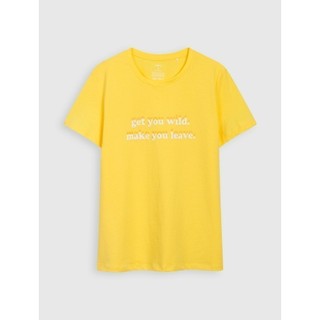 Áo phông nữ CANIFA chất liệu cotton họa tiết thời trang - 6TS21S026
