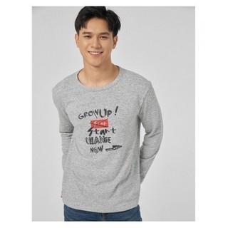 Áo phông nam dài tay in hình 8TL19C002 Canifa