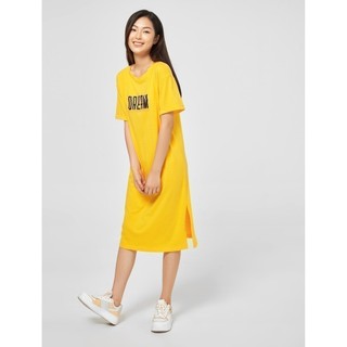 Váy liền nữ chất liệu cotton US dáng suông, in hình CANIFA 6DS20S020