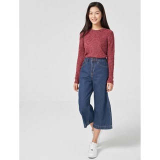 Áo len dài tay phối màu 6TE19W041 Canifa