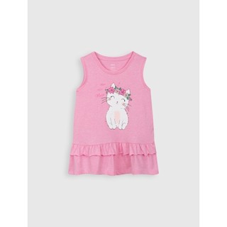 Áo sát nách bé gái cotton CANIFA - 1TA21S005